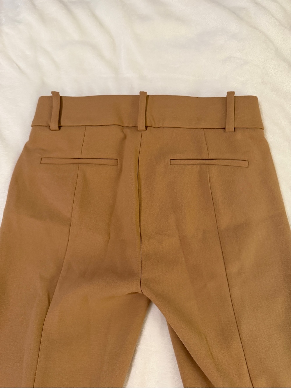 J. Crew Women's Tailored Camel/Tan Cameron Trousers - Petite - Picture 3 of 6